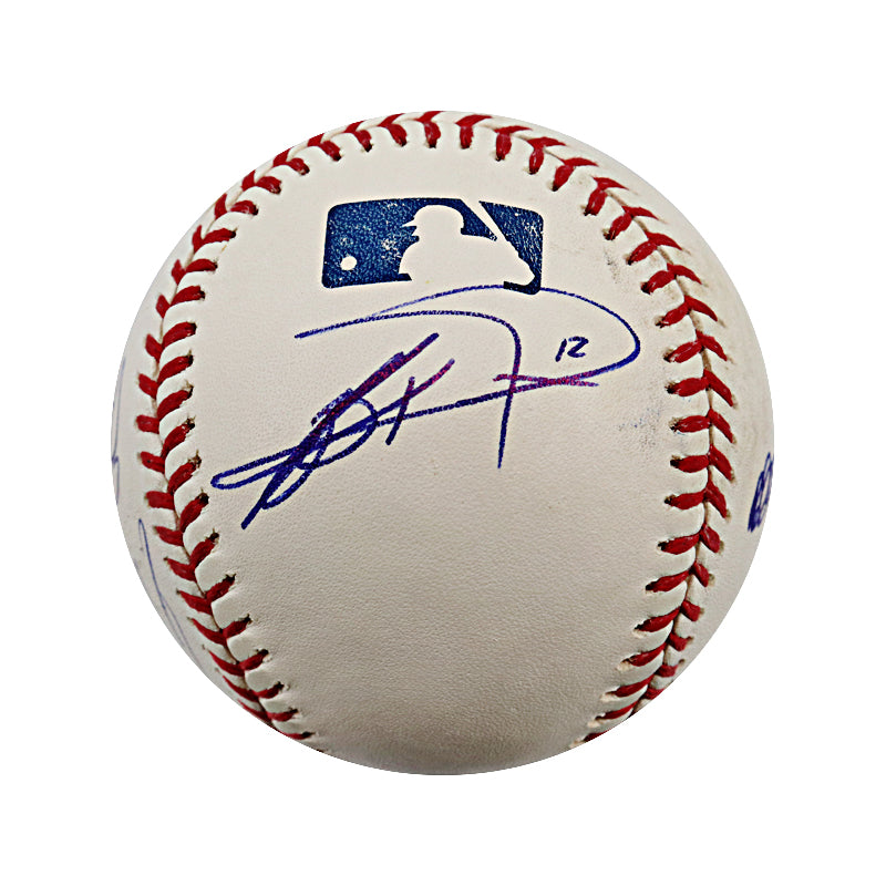 Mariano Duncan, Ramon Troncoso, Jeff Kent & Joe Beimel Multi Signed Signed OMLB Baseball (JSA COA)