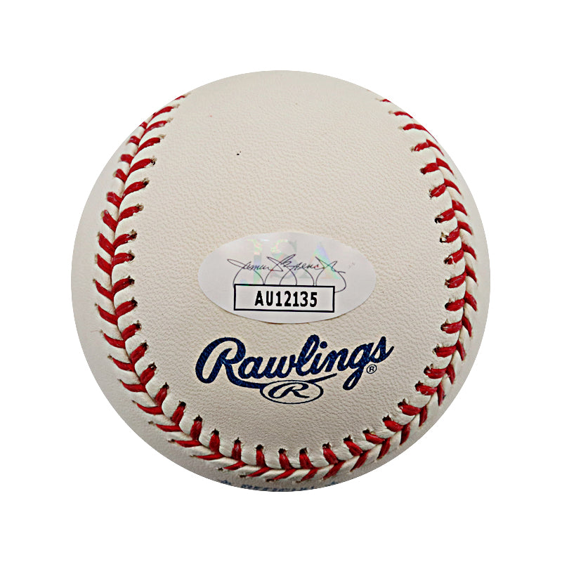Nelson Figueroa Pirates Mets Astros Signed OMLB Baseball (JSA COA)-Powers Sports Memorabilia