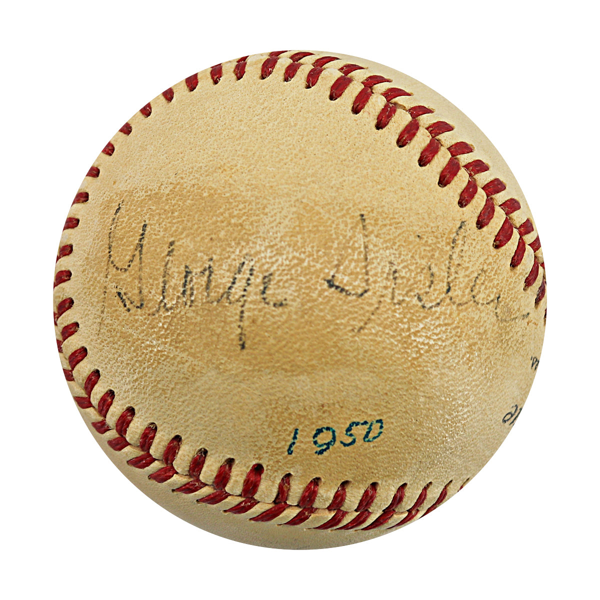 George Sisler & Bobby Thomson Dual Signed Signed Ford Frick Spalding Baseball (JSA LOA #ZZ25675)-Powers Sports Memorabilia