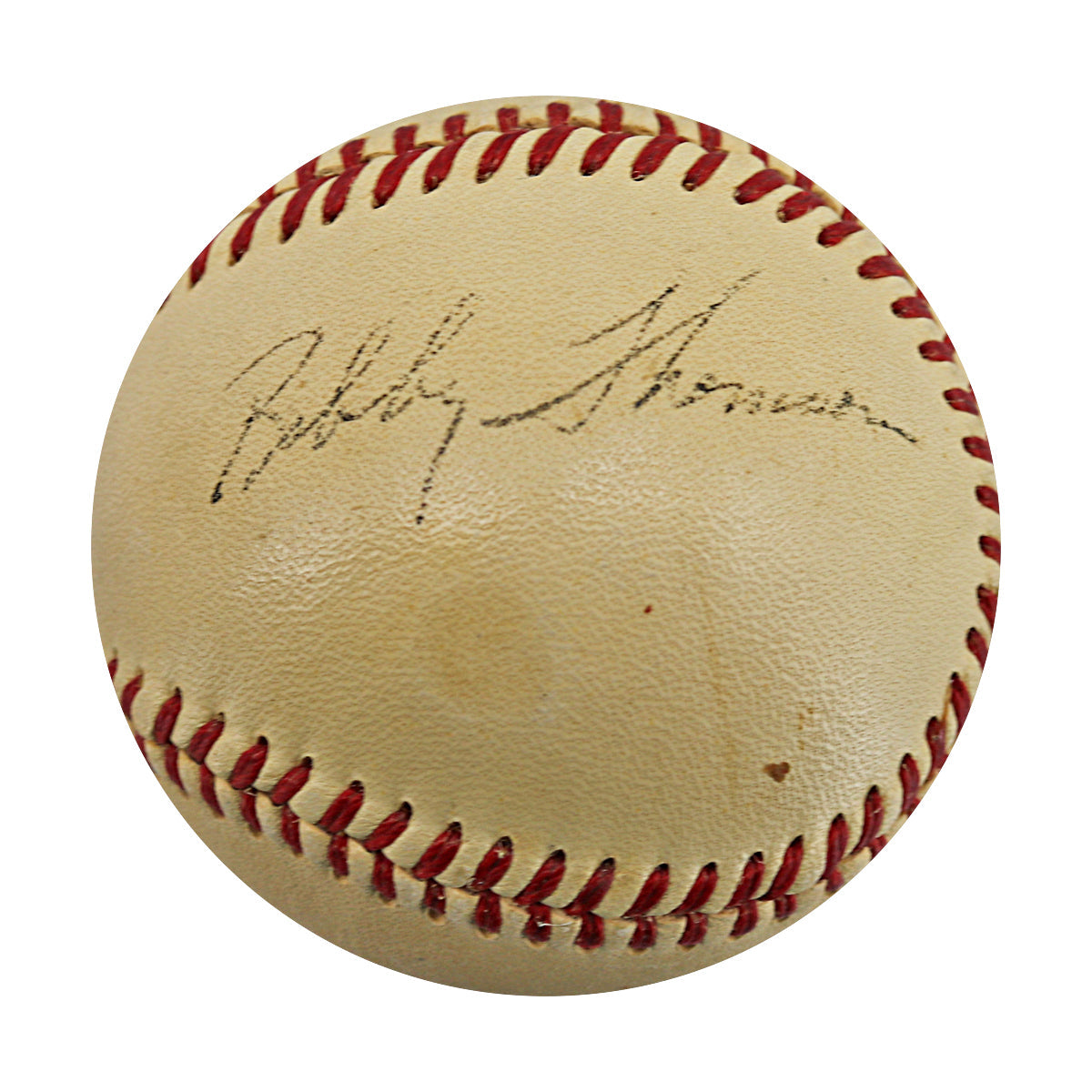 George Sisler & Bobby Thomson Dual Signed Signed Ford Frick Spalding Baseball (JSA LOA #ZZ25675)-Powers Sports Memorabilia
