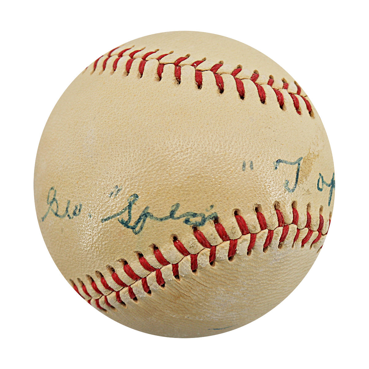 George Specs Toporcer St, Louis Cardinals Signed Spalding Official League Baseball (JSA LOA #ZZ25673)-Powers Sports Memorabilia