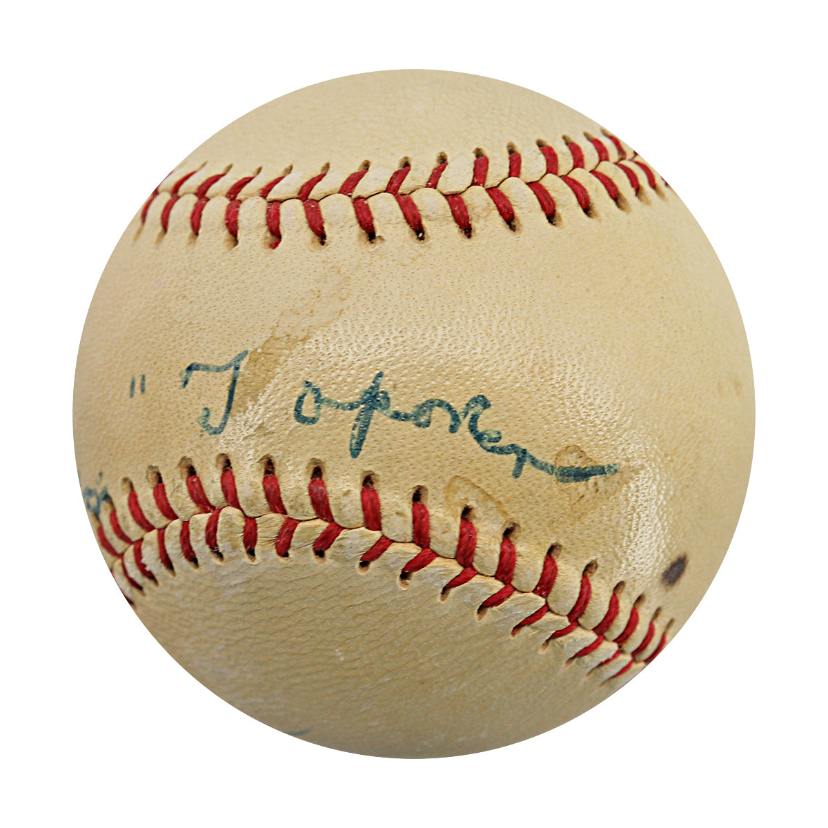 George Specs Toporcer St, Louis Cardinals Signed Spalding Official League Baseball (JSA LOA #ZZ25673)-Powers Sports Memorabilia