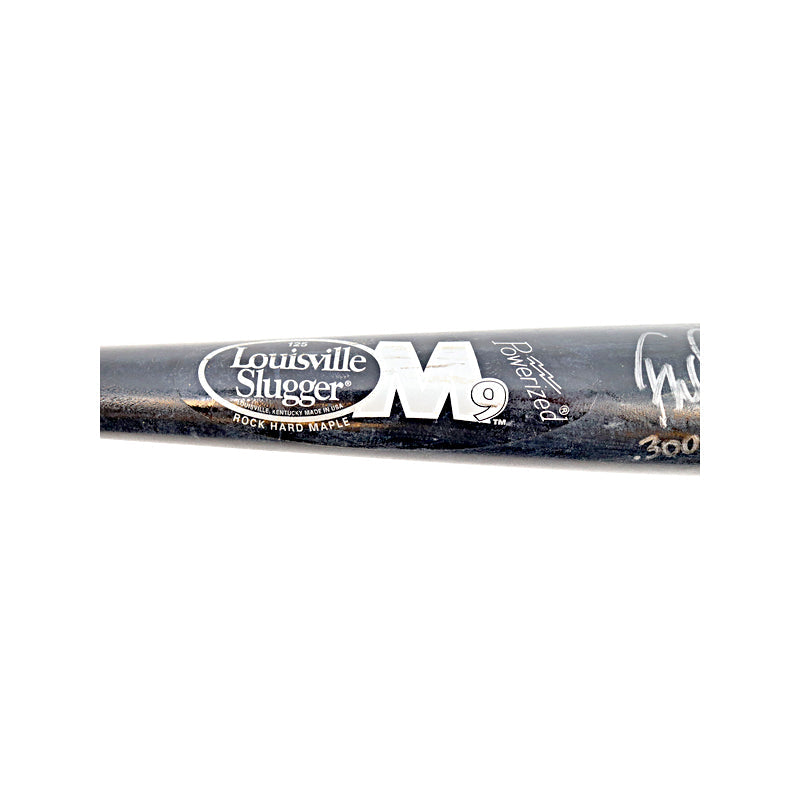 Frank Catalanotto Toronto Blue Jays Signed Inscribed ".300 56 Runs 7 HRs 56 RBI Game Used 2006" Louisville Slugger Bat (Elite LOA)-Powers Sports Memorabilia