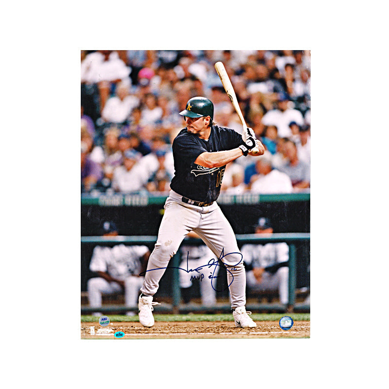 Jason Giambi Oakland A's Yankees Signed Inscribed "MVP 2000" 16x20 Photo (MLB Auth & Elite COA)-Powers Sports Memorabilia