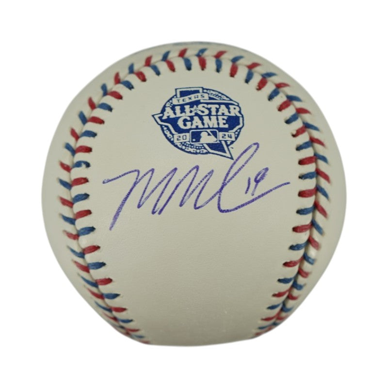 Mason Miller San Diego Padres Signed 2024 MLB All-Star Game Logo Baseball Beckett AUTH-Powers Sports Memorabilia