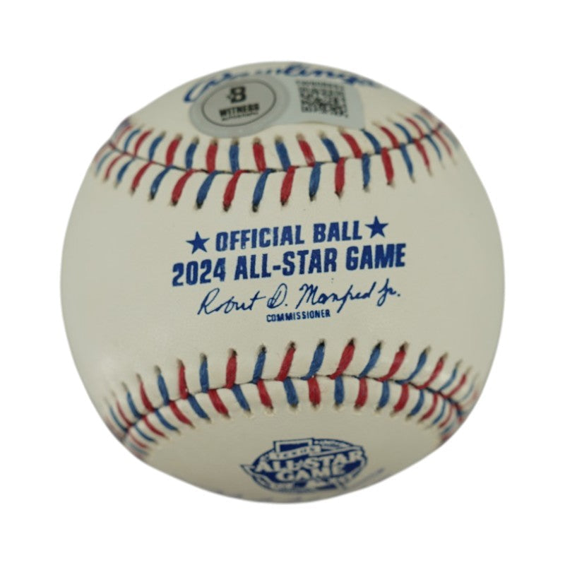 Mason Miller San Diego Padres Signed 2024 MLB All-Star Game Logo Baseball Beckett AUTH-Powers Sports Memorabilia