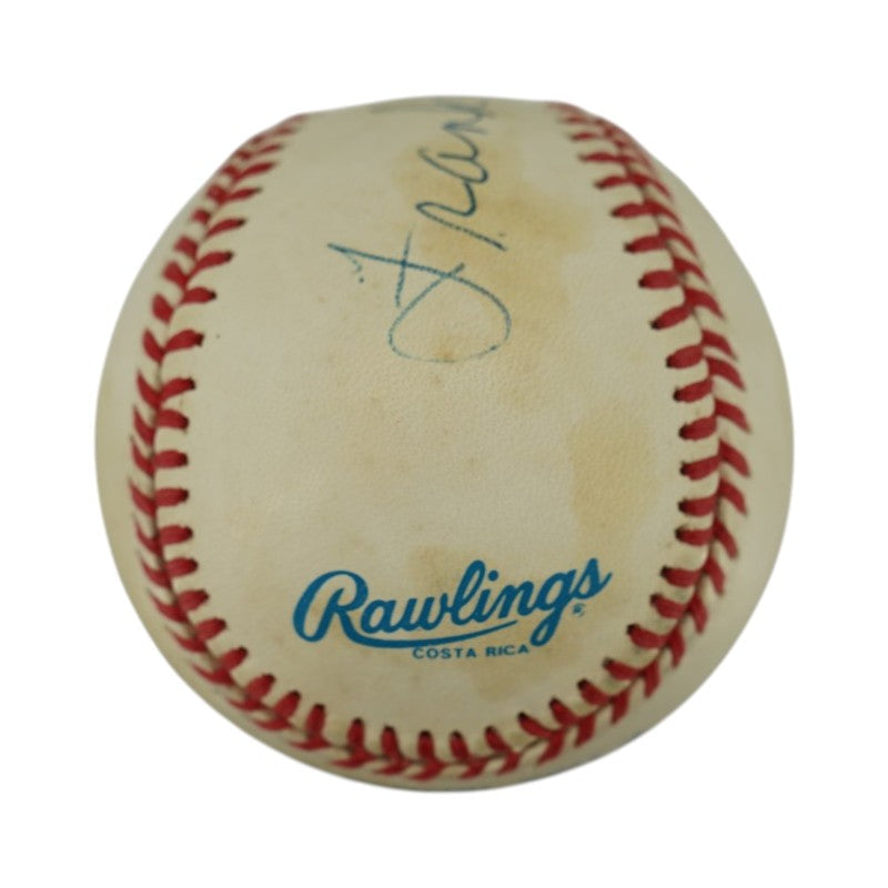 Frank Crosetti New York Yankees Signed Official American League Baseball Beckett AUTH-Powers Sports Memorabilia