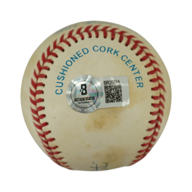 Frank Crosetti New York Yankees Signed Official American League Baseball Beckett AUTH-Powers Sports Memorabilia