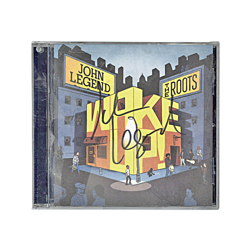 John Legend with The Roots Signed Wake Up! CD-Powers Sports Memorabilia