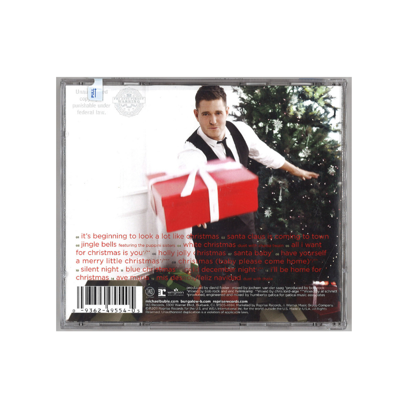 Michael Buble Signed Christmas CD-Powers Sports Memorabilia