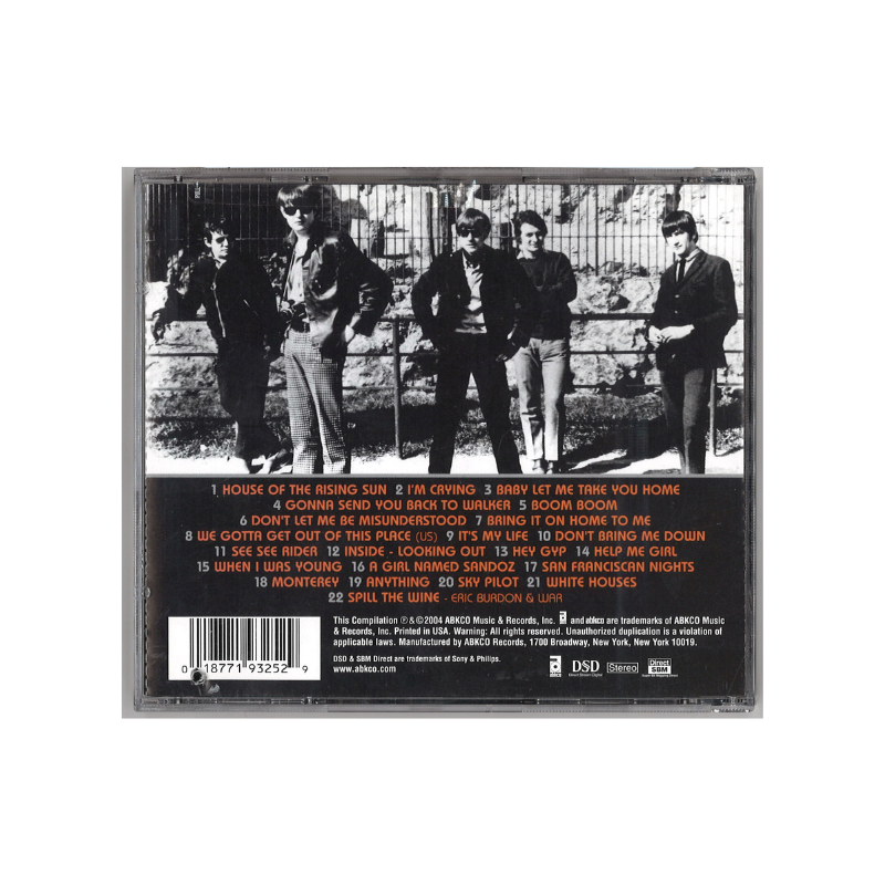 Eric Burdon of The Animals Signed Retrospective CD