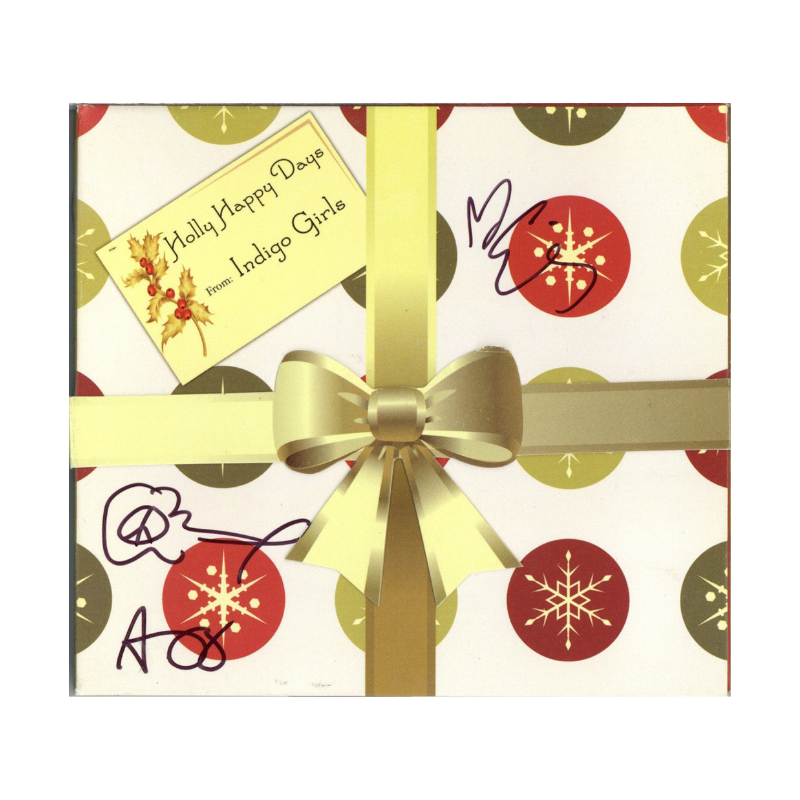 Indigo Girls Holly Happy Days Signed CD (J&R LOA)-Powers Sports Memorabilia