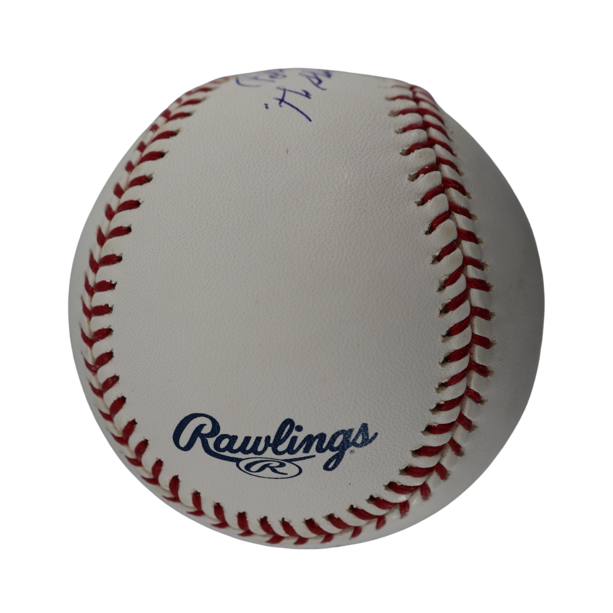 Bobby Thomson Giants Signed Inscribed OMLB Baseball Wish You Were Here Auth-Powers Sports Memorabilia