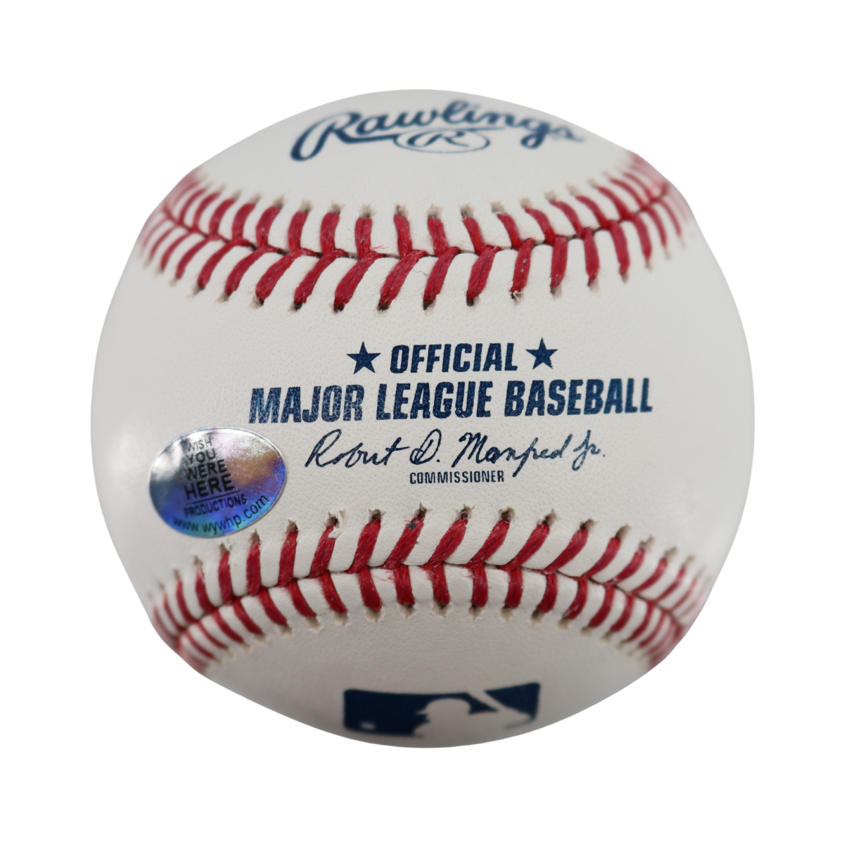 Al Leiter Mets Signed OMLB Baseball Wish You Were Here Auth 2-Powers Sports Memorabilia