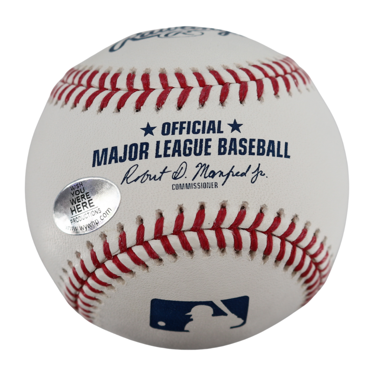 Al Leiter Mets Signed OMLB Baseball Wish You Were Here Auth 3-Powers Sports Memorabilia