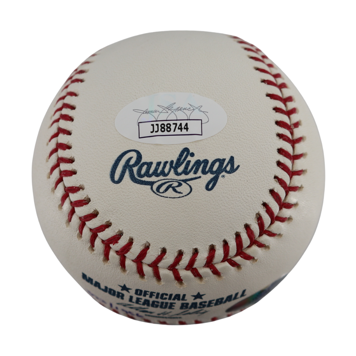 Don Larsen Yankees Signed Inscribed OMLB WSPG Baseball Wish You Were Here Auth-Powers Sports Memorabilia