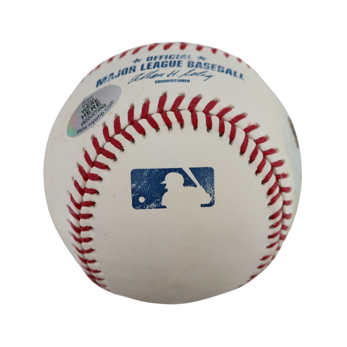 Don Larsen Yankees Signed Inscribed OMLB Baseball Painted WYWH Auth-Powers Sports Memorabilia
