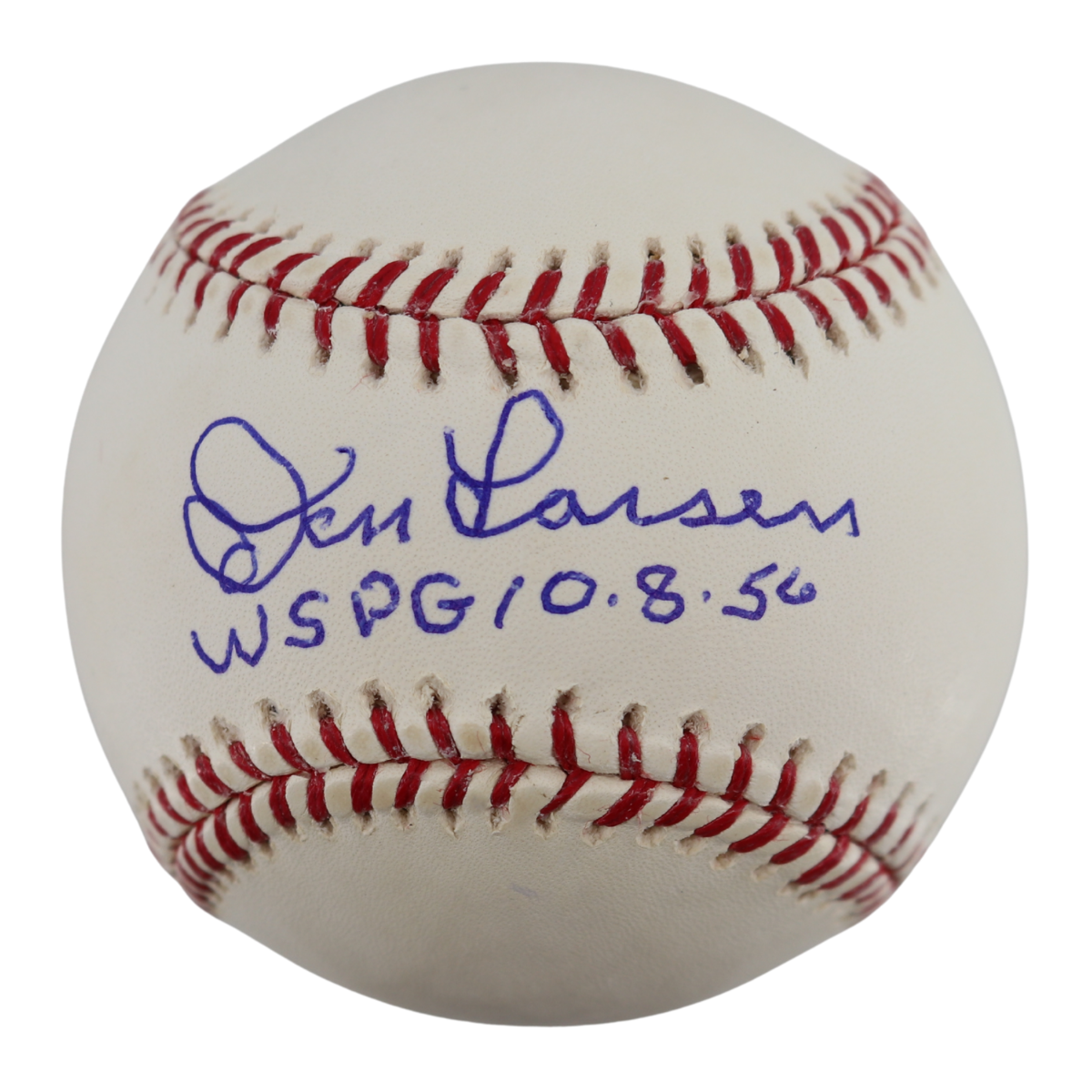 Don Larsen Yankees Signed Inscribed OMLB Baseball Wish You Were Here Auth 1-Powers Sports Memorabilia