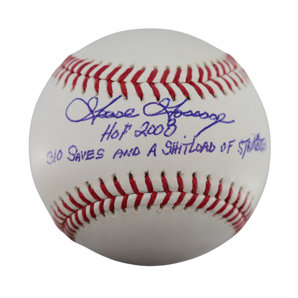 Goose Gossage Yankees Signed Inscribed OMLB Baseball Wish You Were Here Auth 1