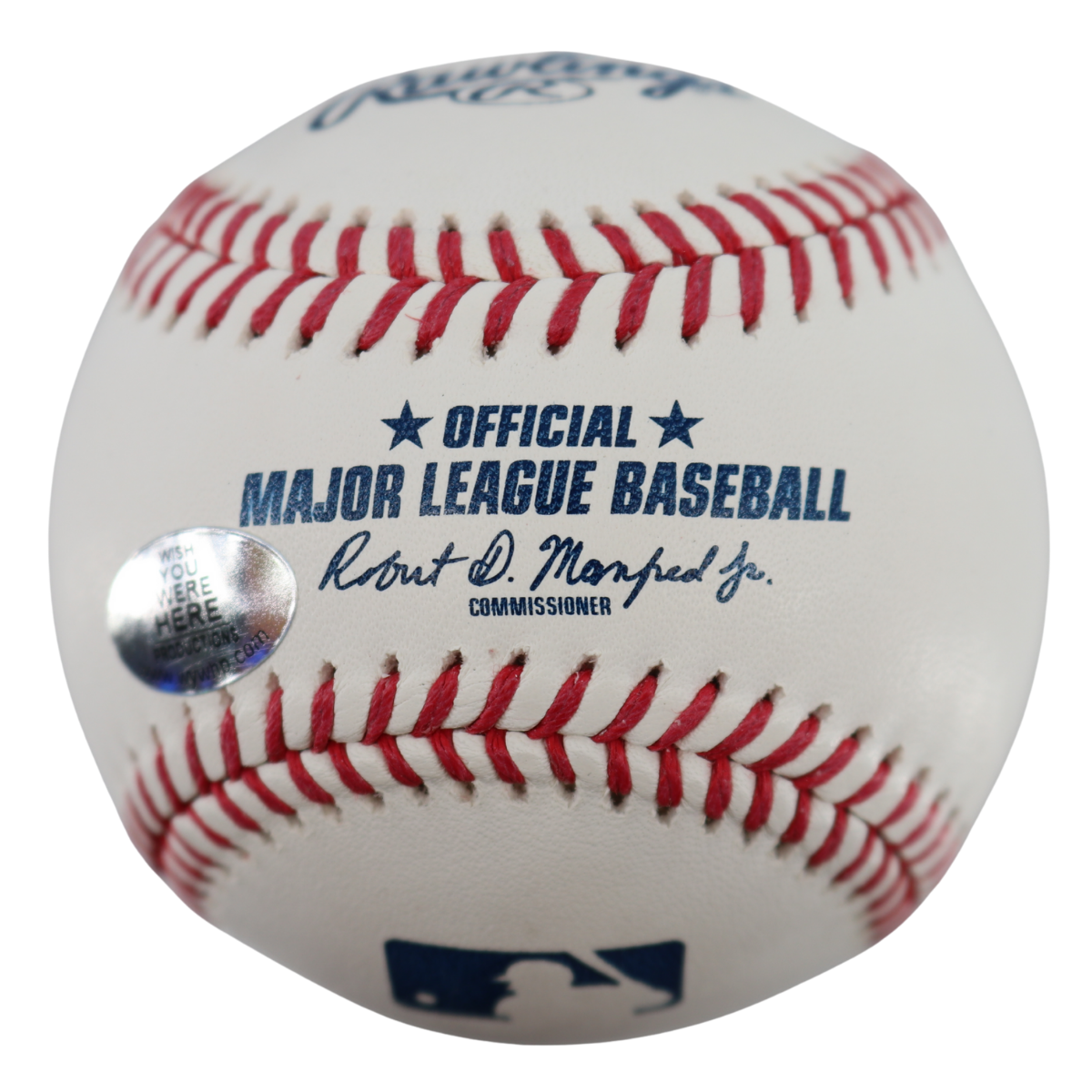 Bucky Dent Yankees Signed Inscribed OMLB Baseball Wish You Were Here Auth 1-Powers Sports Memorabilia