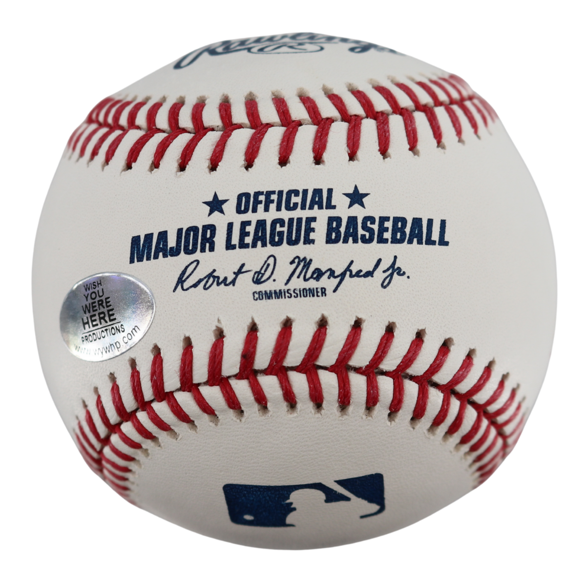 Bucky Dent Yankees Signed Inscribed OMLB Baseball Wish You Were Here Auth 2-Powers Sports Memorabilia