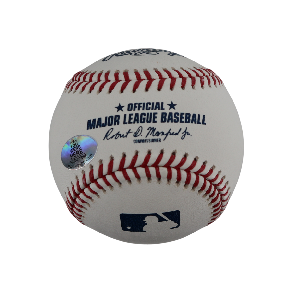 Bucky Dent Yankees Signed Inscribed OMLB Baseball Wish You Were Here Auth 3-Powers Sports Memorabilia