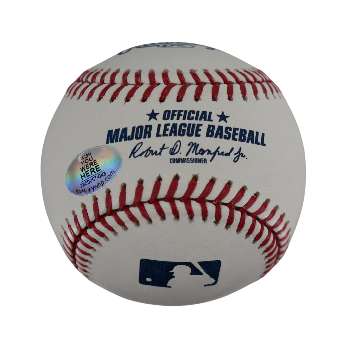Bucky Dent Yankees Signed Inscribed OMLB Baseball Wish You Were Here Auth (4)-Powers Sports Memorabilia