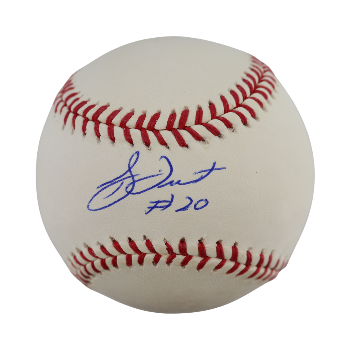 Bucky Dent Yankees Signed Inscribed OMLB Baseball Wish You Were Here Auth