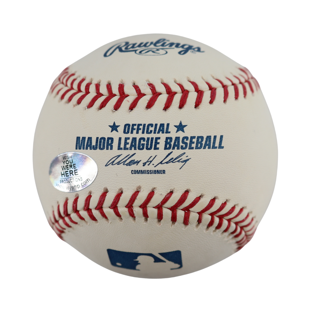 Bucky Dent Yankees Signed Inscribed OMLB Baseball Wish You Were Here Auth
