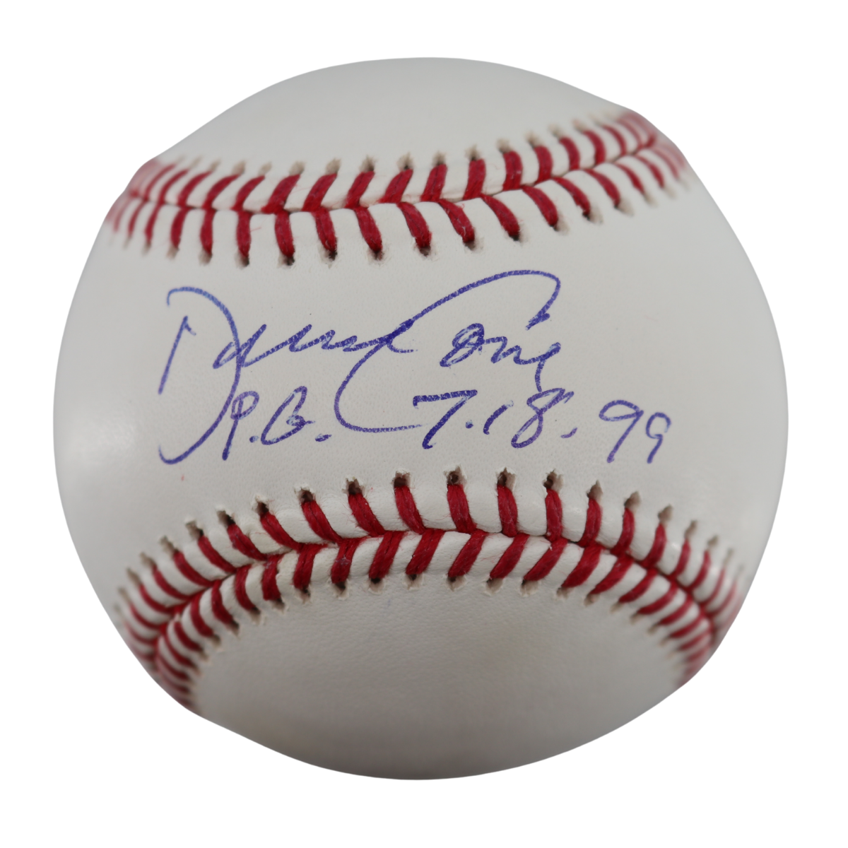 David Cone Yankees Signed Inscribed OMLB Baseball Wish You Were Here Auth 2-Powers Sports Memorabilia