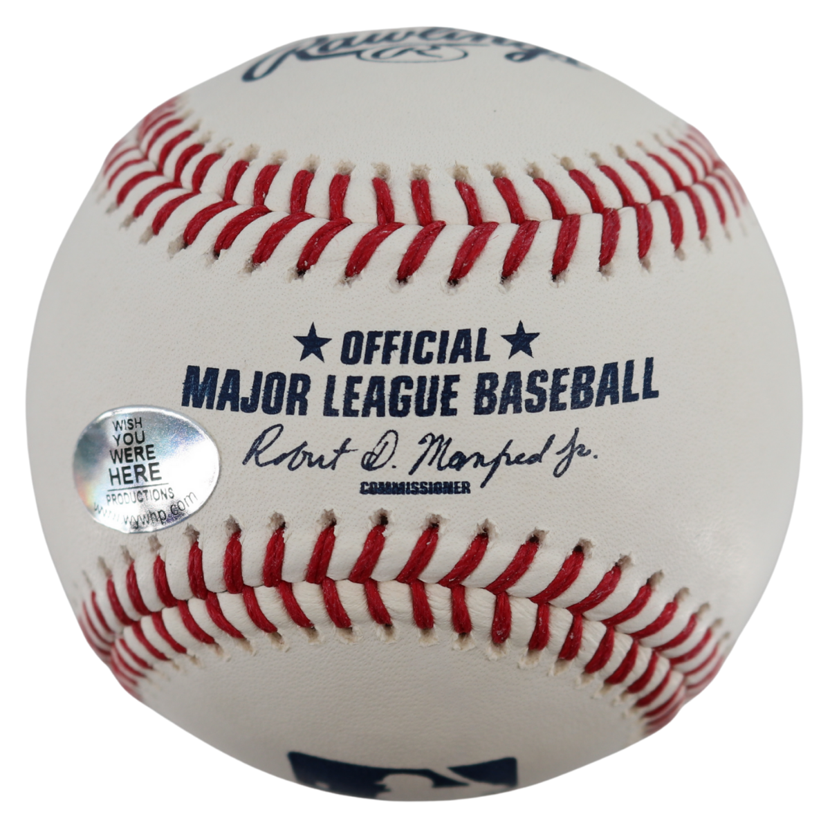 David Cone Yankees Signed Inscribed OMLB Baseball Wish You Were Here Auth (4)-Powers Sports Memorabilia