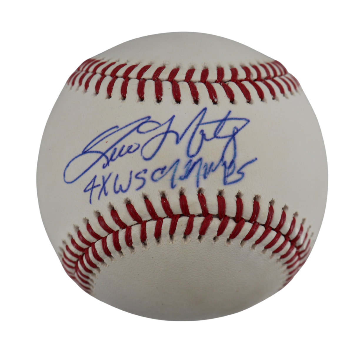 Tino Martinez Yankees Signed Inscribed OMLB Baseball Wish You Were Here Auth 2-Powers Sports Memorabilia
