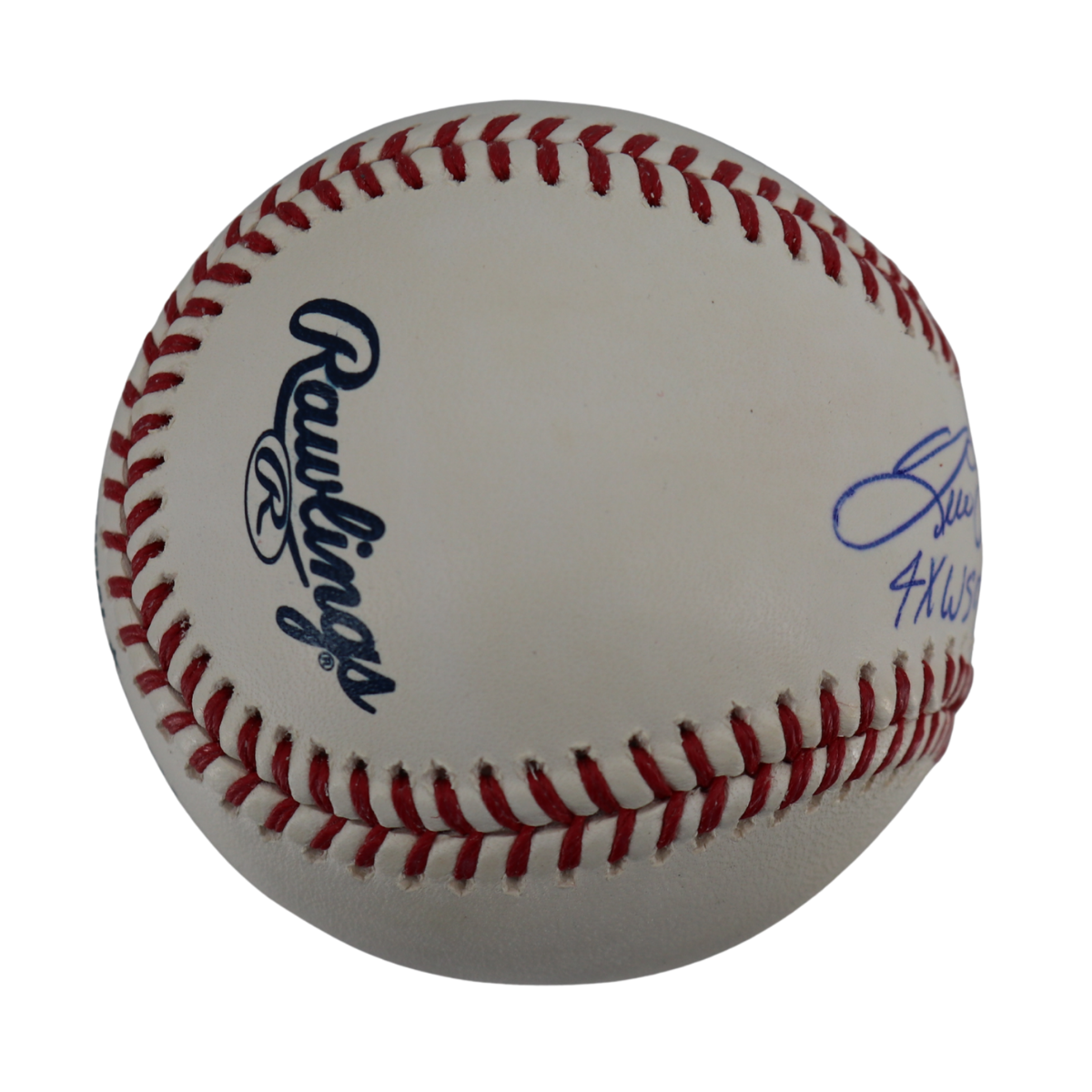 Tino Martinez Yankees Signed Inscribed OMLB Baseball Wish You Were Here Auth 2-Powers Sports Memorabilia