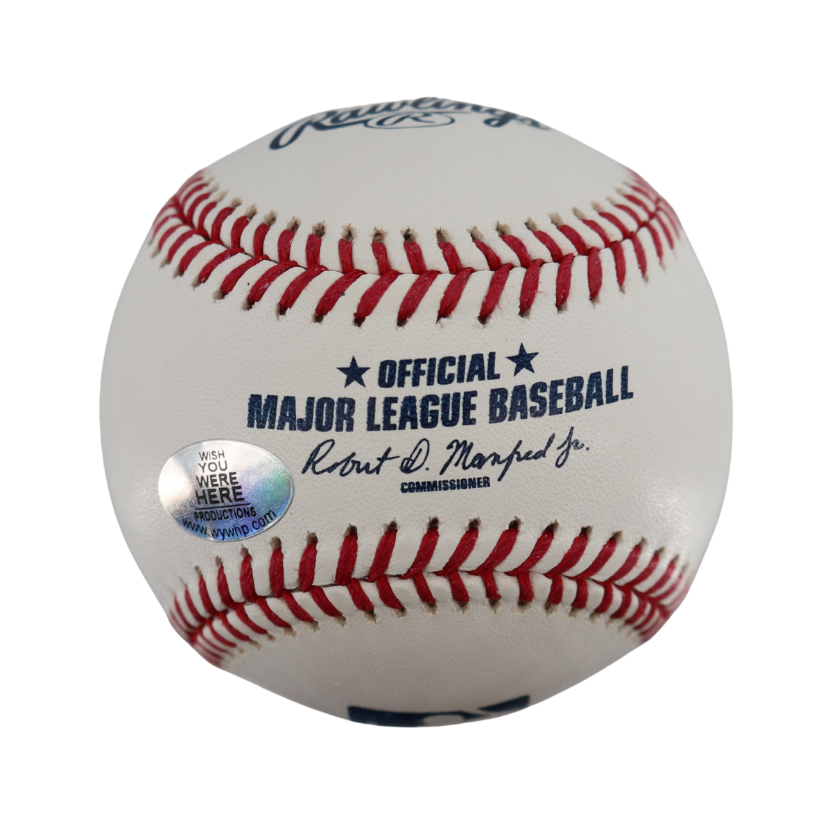 Todd Frazier Cincinnati Reds Signed OMLB Baseball Wish You Were Here Auth-Powers Sports Memorabilia
