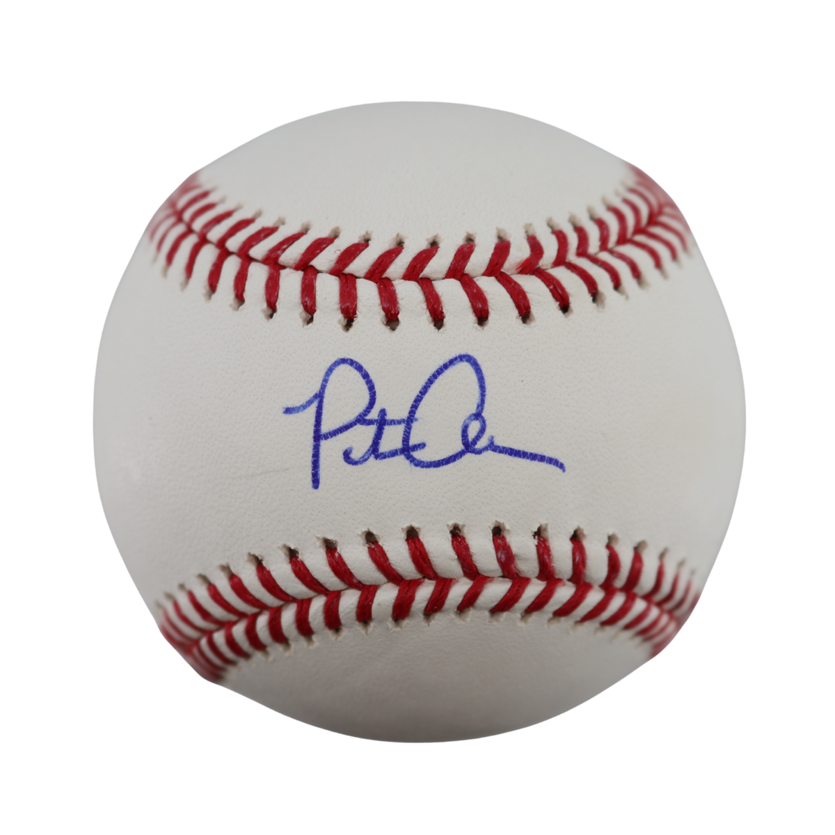 Pete Alonso Mets Signed OMLB Baseball Wish You Were Here & Fanatics Auth 1-Powers Sports Memorabilia