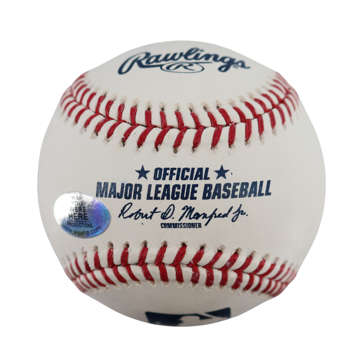 Cecil Fielder Tigers Signed OMLB Baseball Wish You Were Here Auth 1-Powers Sports Memorabilia