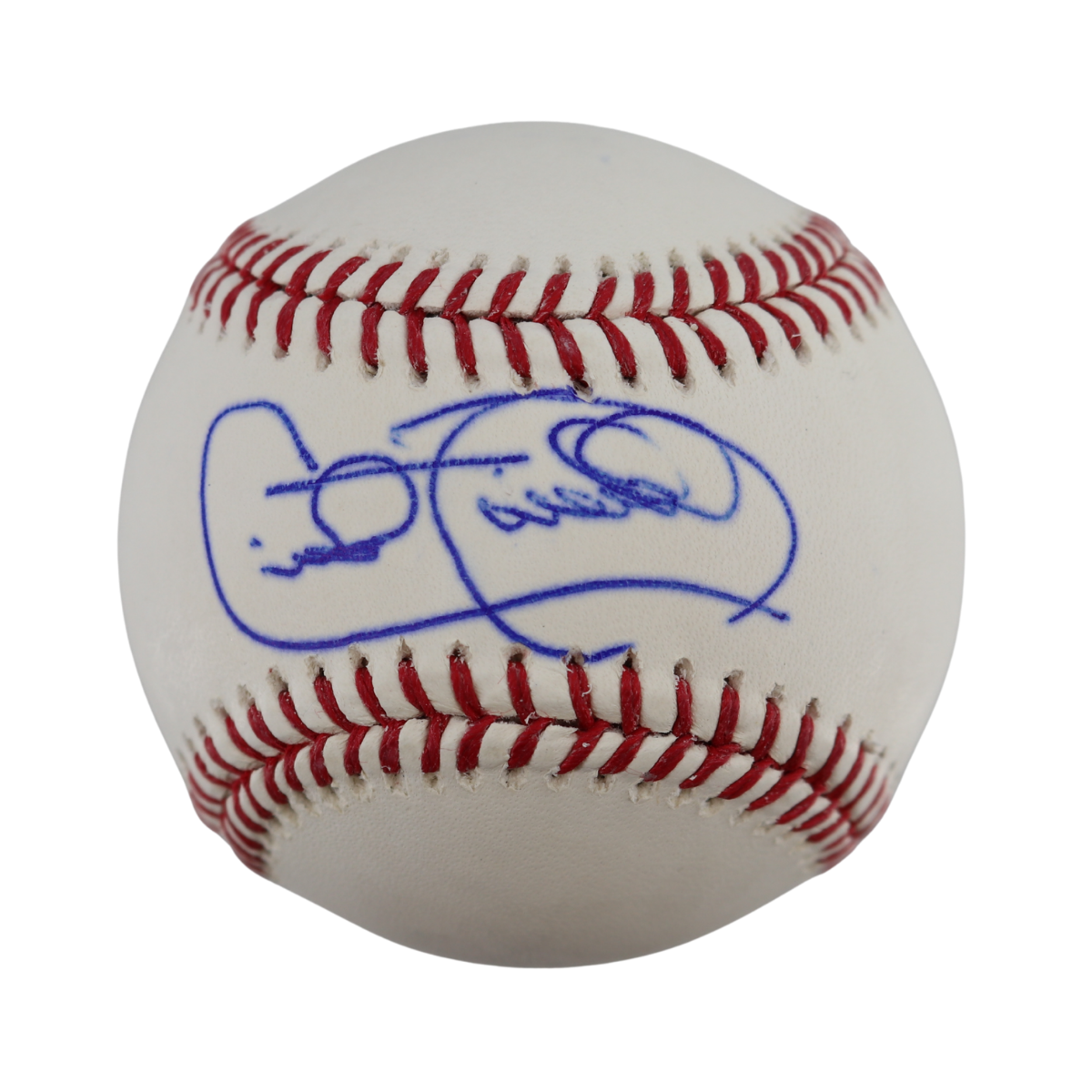 Cecil Fielder Tigers Signed OMLB Baseball Wish You Were Here Auth 2-Powers Sports Memorabilia