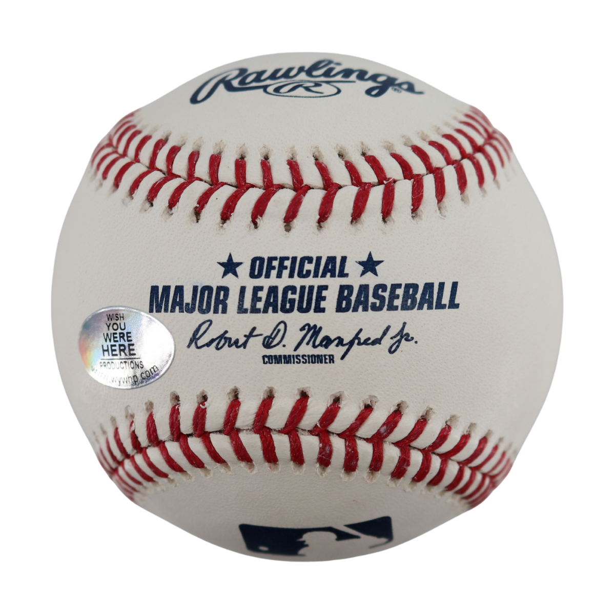 Cecil Fielder Tigers Signed OMLB Baseball Wish You Were Here Auth 2-Powers Sports Memorabilia