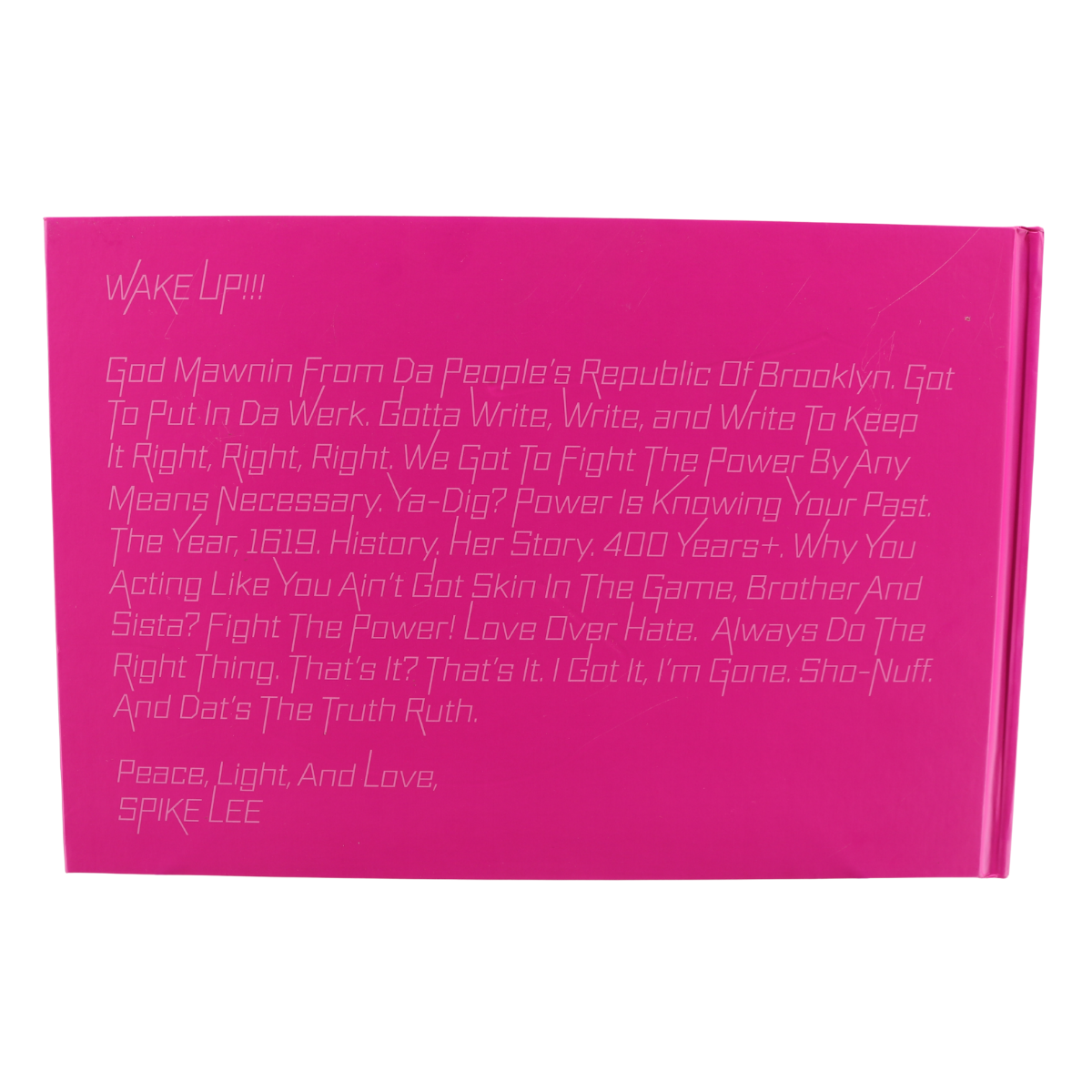 Spike Lee Pink Cover Career Novel Signed Inscribed Book-Powers Sports Memorabilia