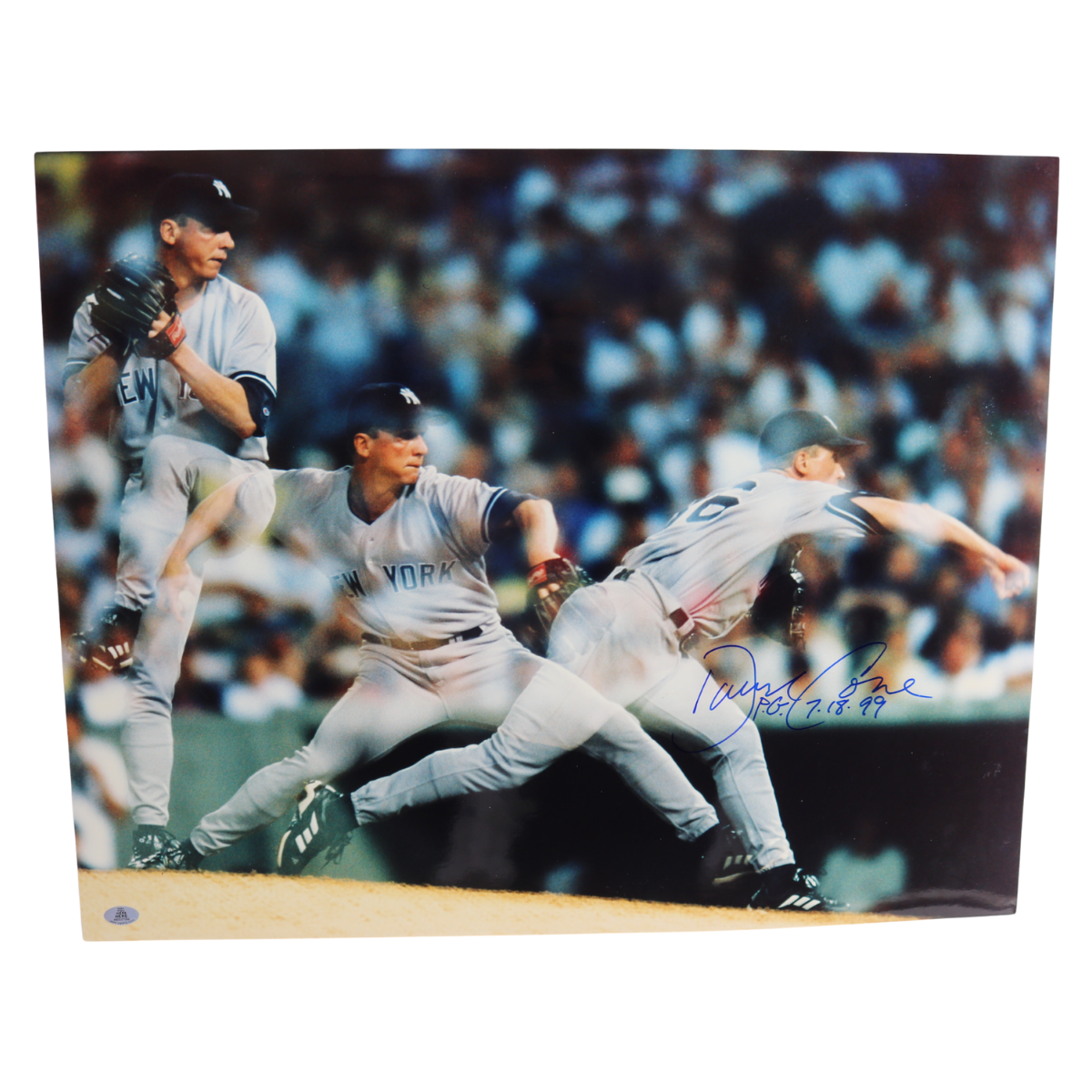 David Cone Signed Inscribed Steiner 16x20 Wish You Were Here Auth-Powers Sports Memorabilia