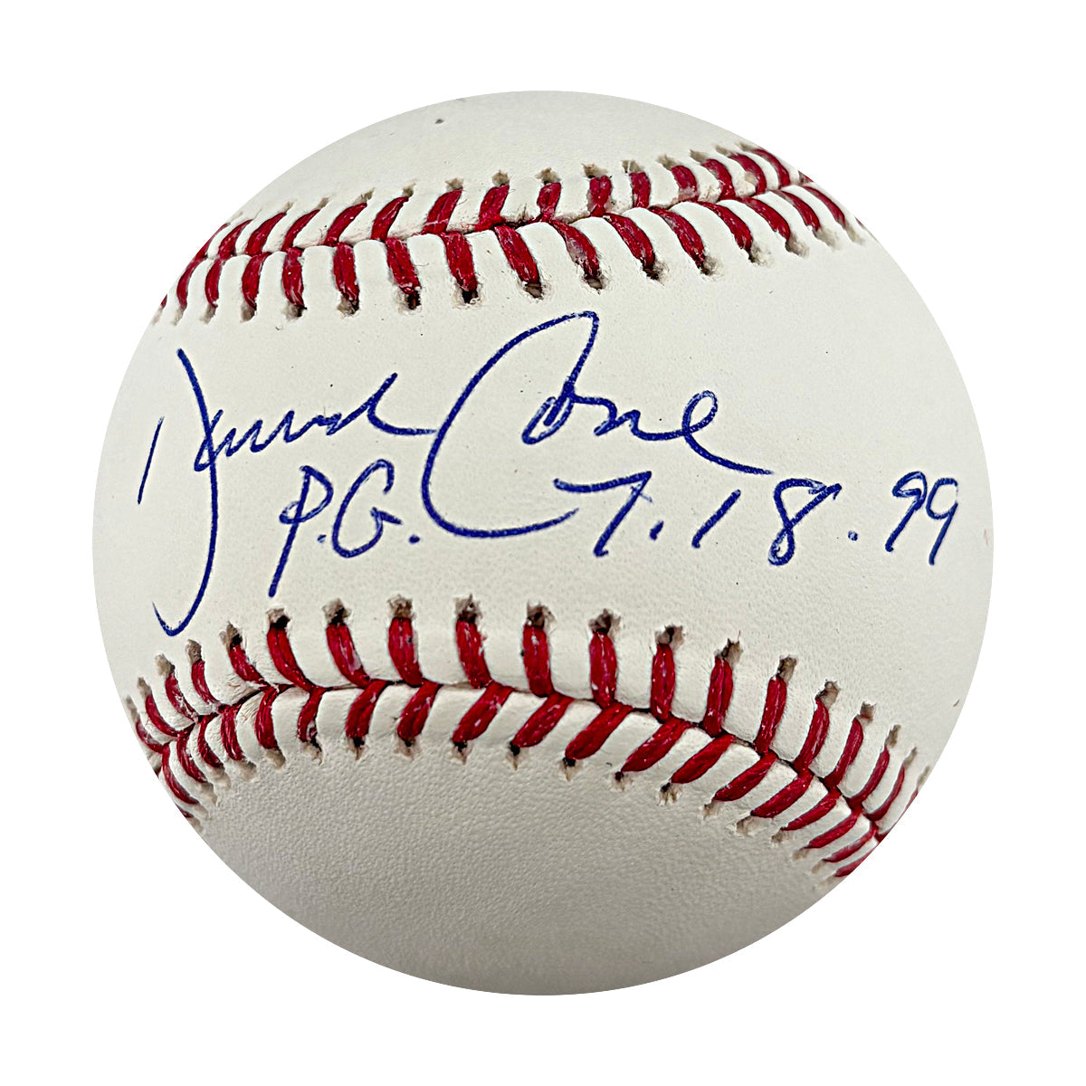 David Cone New York Yankees Signed Inscribed OMLB Baseball WYWH Holo-5-Powers Sports Memorabilia