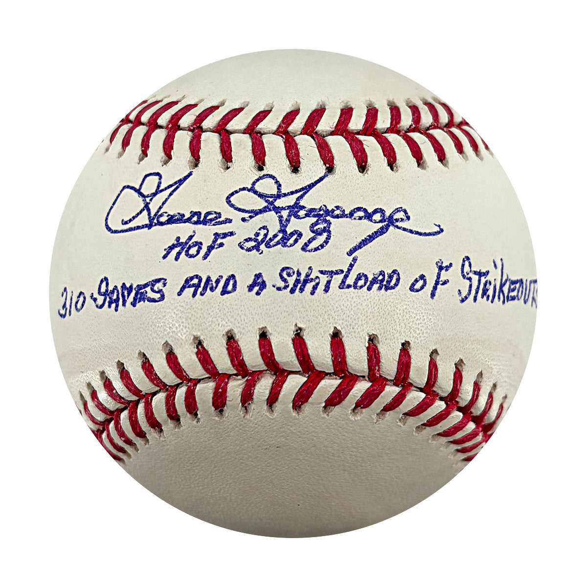 Goose Gossage New York Yankees Signed Inscribed OMLB Baseball WUWH Holo-1-Powers Sports Memorabilia