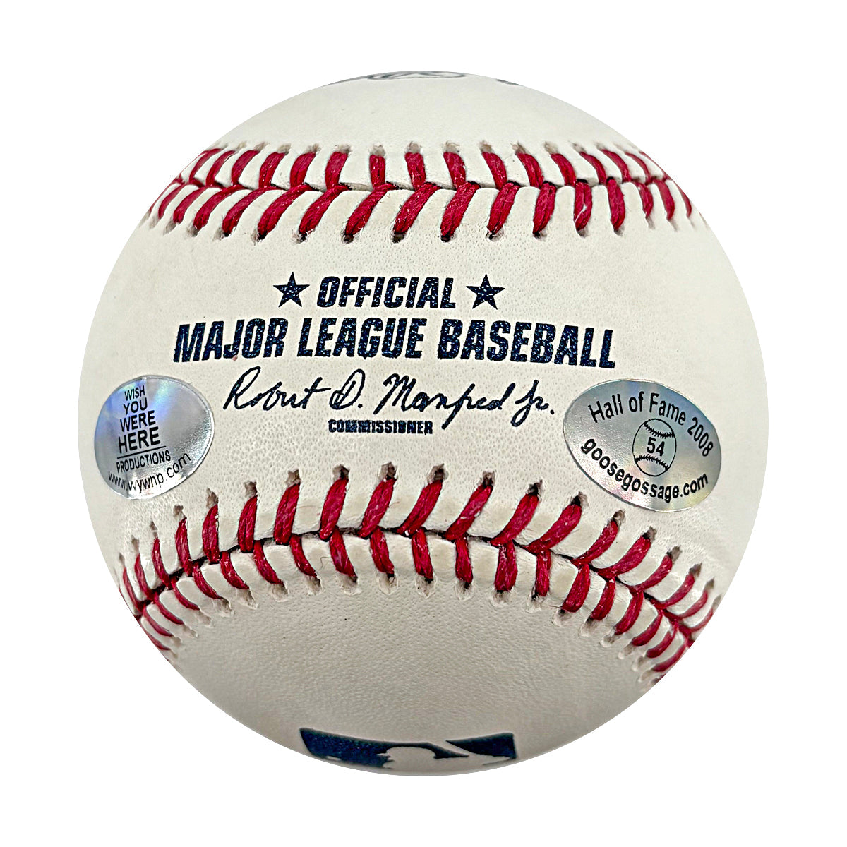 Goose Gossage New York Yankees Signed Inscribed OMLB Baseball WUWH Holo-1-Powers Sports Memorabilia