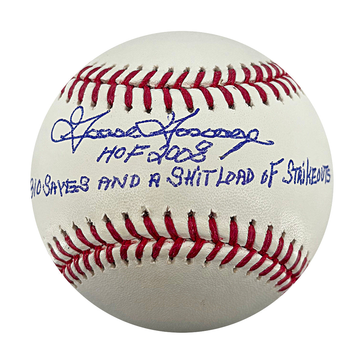 Goose Gossage New York Yankees Signed Inscribed OMLB Baseball WUWH Holo-2-Powers Sports Memorabilia