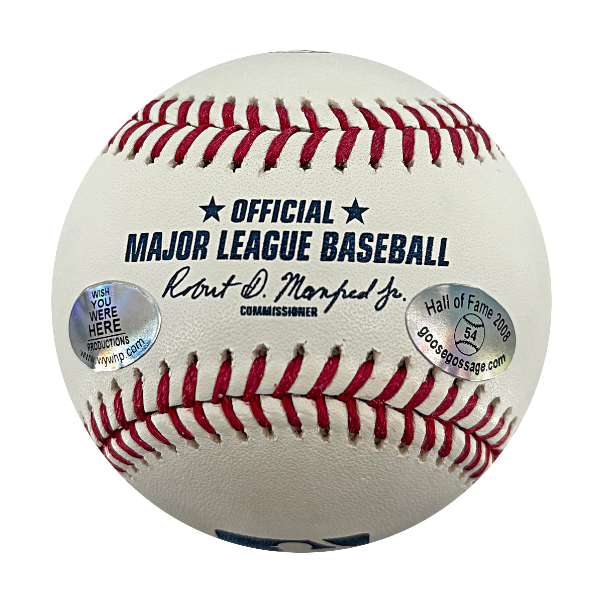 Goose Gossage New York Yankees Signed Inscribed OMLB Baseball WUWH Holo-2-Powers Sports Memorabilia