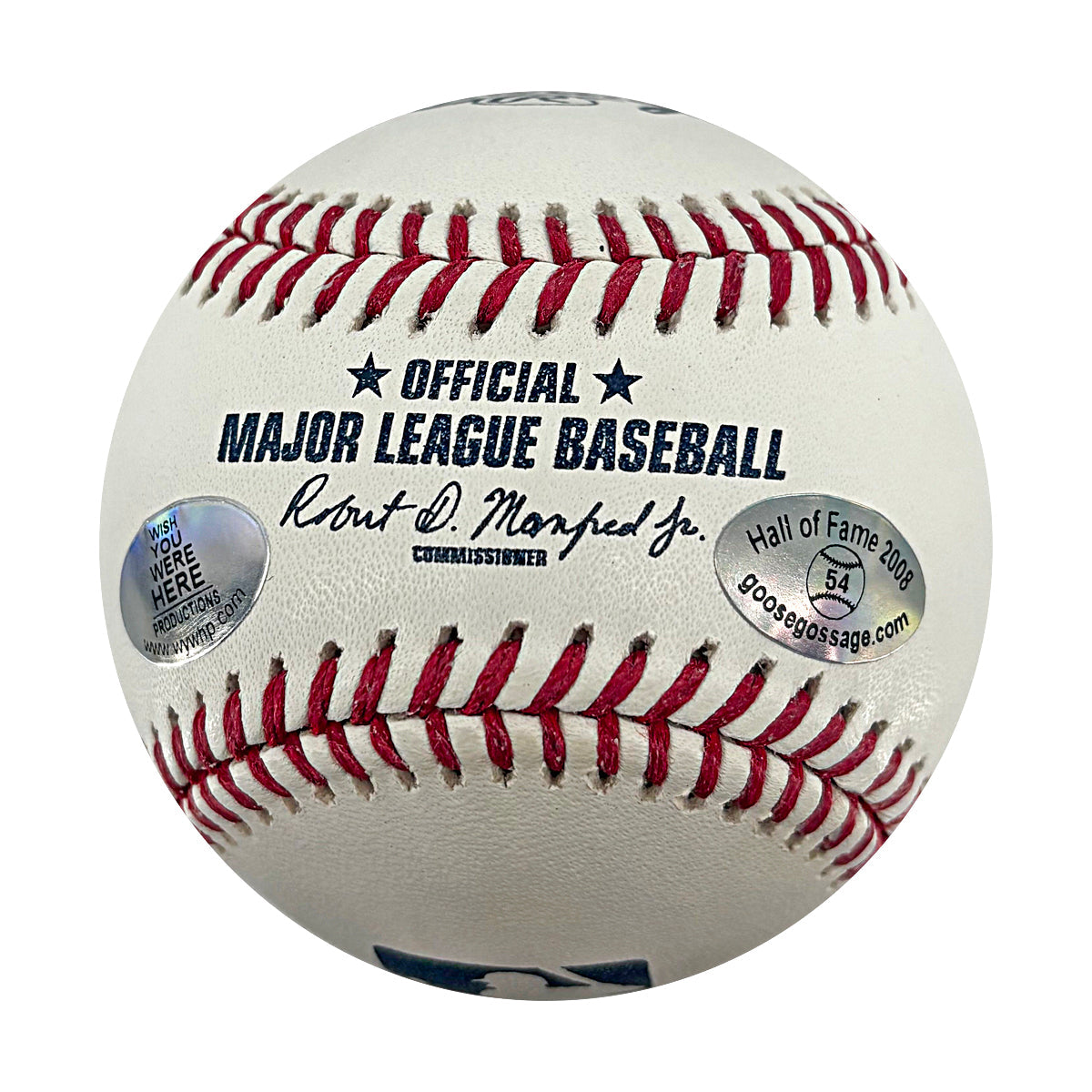 Goose Gossage New York Yankees Signed Inscribed OMLB Baseball WUWH Holo-3-Powers Sports Memorabilia