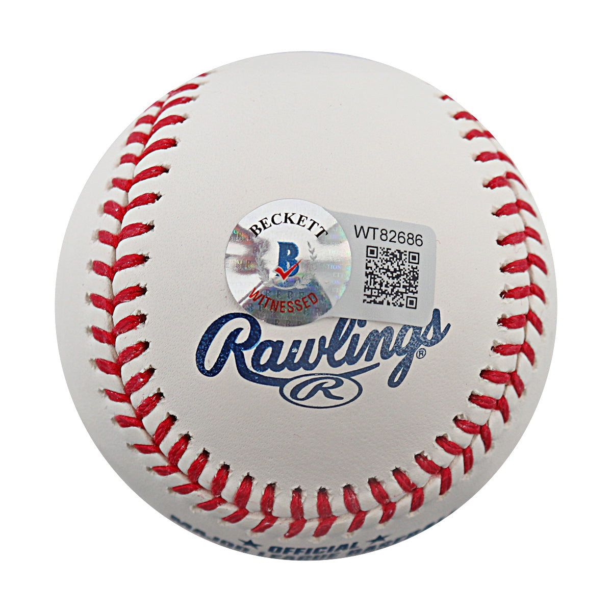 Andre Dawson Chicago Cubs Signed Inscribed The Hawk OMLB Baseball Beckett-Powers Sports Memorabilia