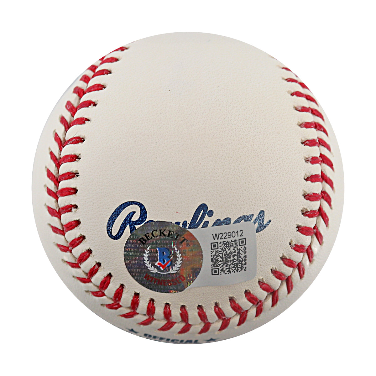 Johan Santana Mets Signed Inscribed Nohan 6/1/12 OMLB Baseball Beckett-Powers Sports Memorabilia