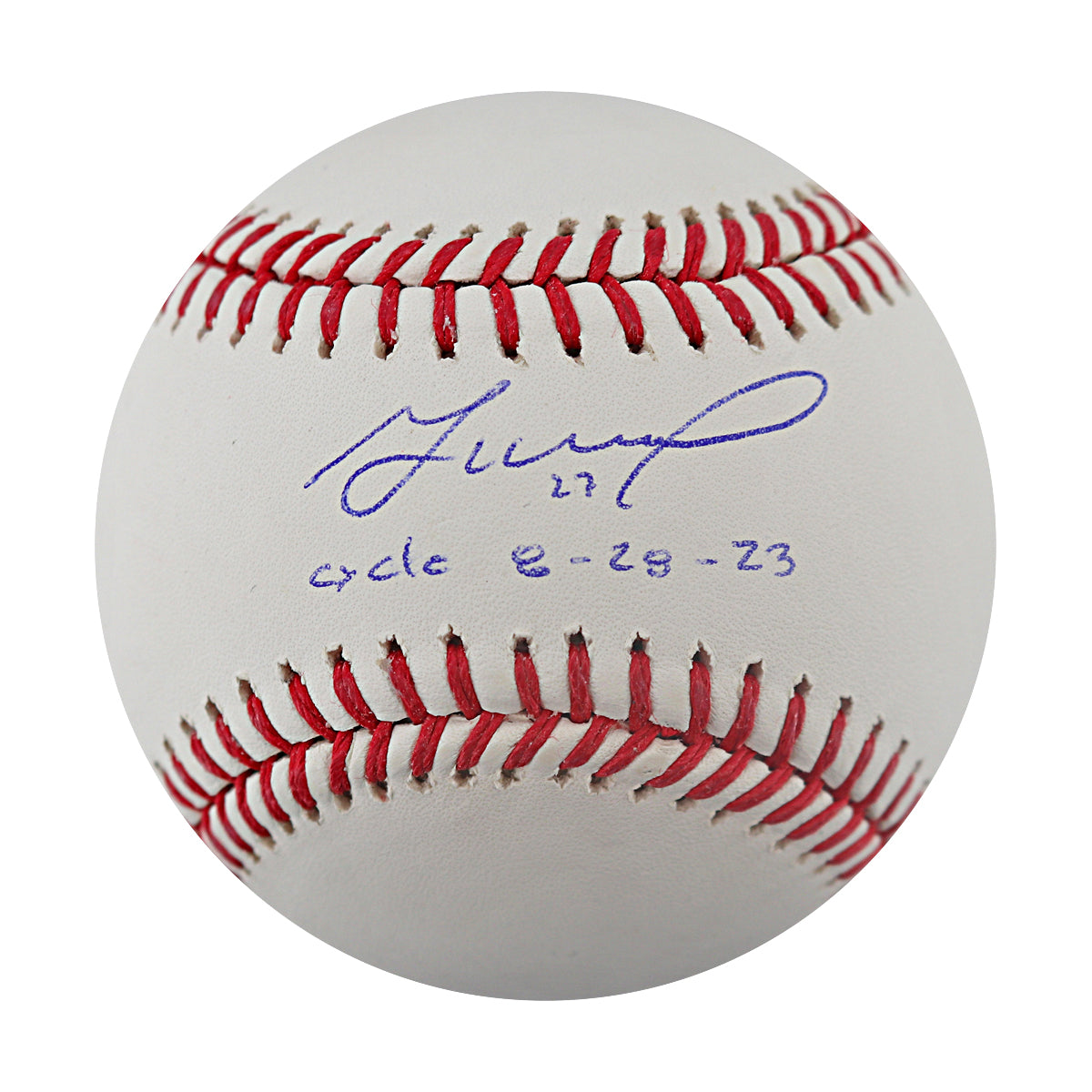 Jose Altuve Astros Signed Inscribed Cycle 8-28-23 OMLB Baseball Beckett-Powers Sports Memorabilia