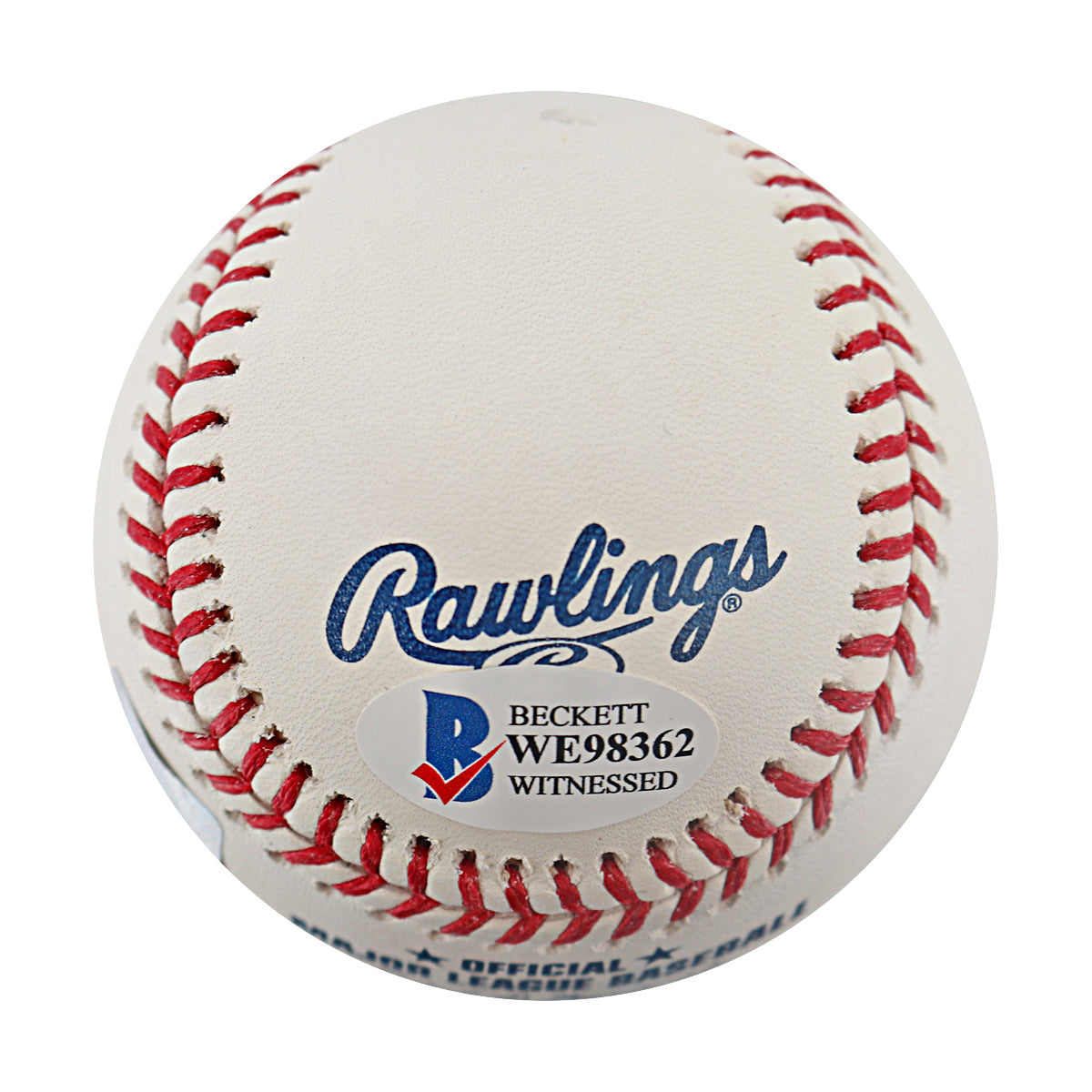 Russell Wilson Seahawks Broncos Giants Signed OMLB Baseball RW Holo-Powers Sports Memorabilia